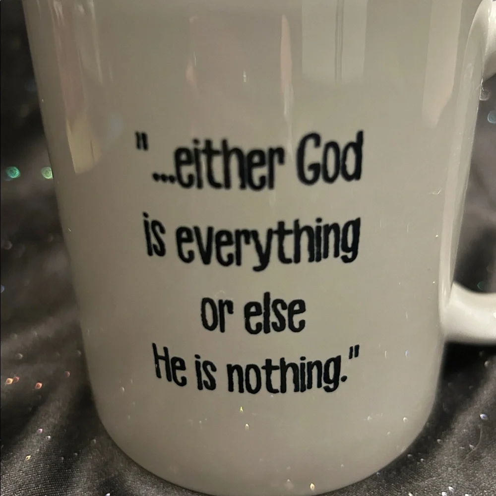 AA Big Book Inspirational Quote White Mug